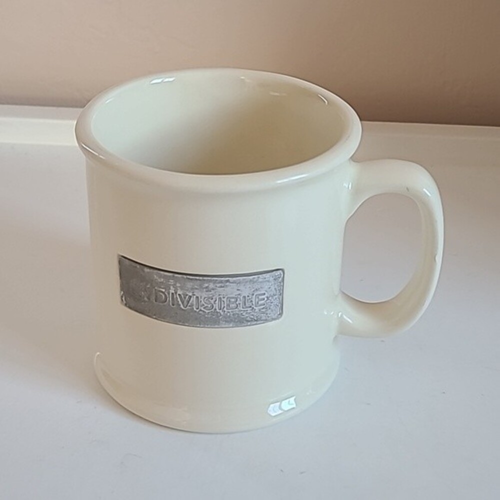 Starbucks INDIVISIBLE 2012 Metal Plaque Coffee Mug